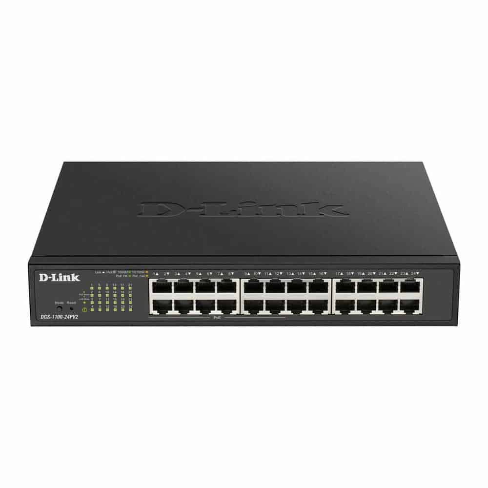 (image for) D-Link DGS-1100-24PV2 24-Port PoE Gigabit Smart Managed Switch